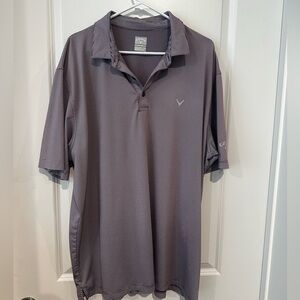 Callaway Heather Micro Stripe Golf Polo